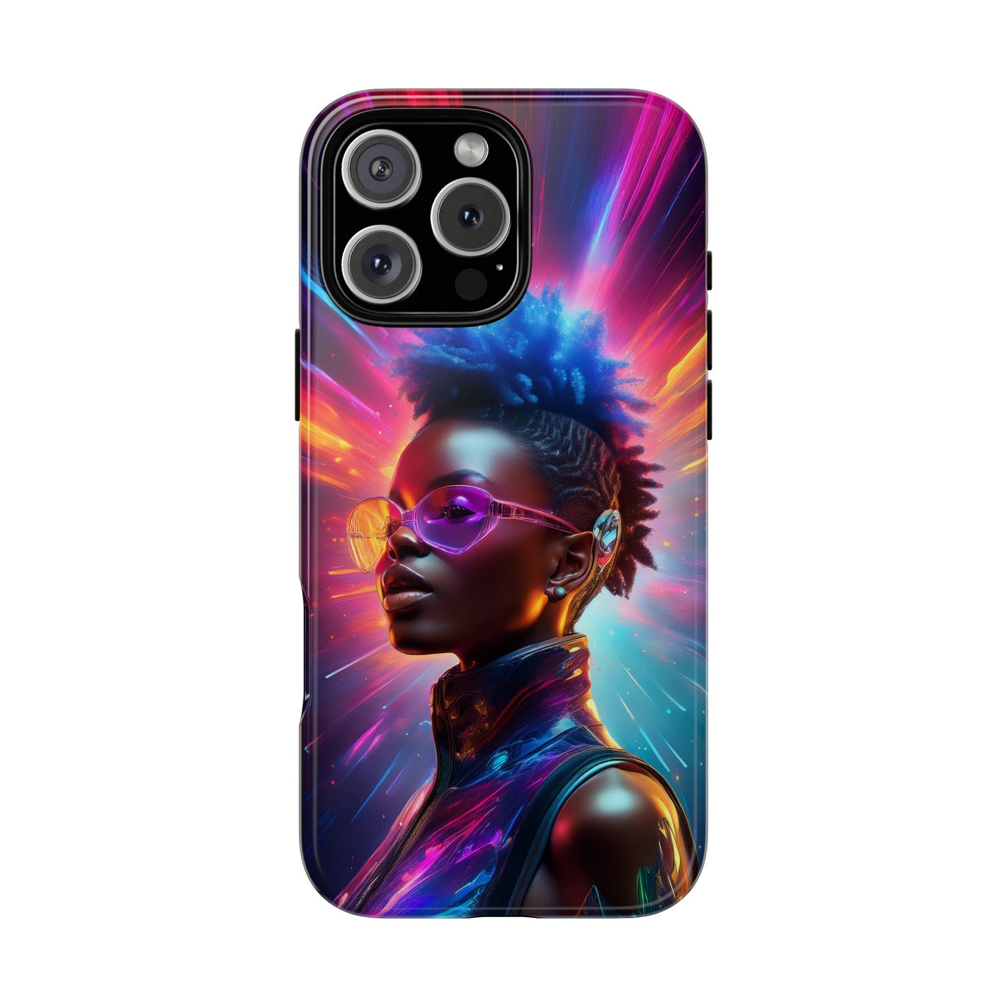 Futuristic Cyberpunk Female Cell Phone Case 026