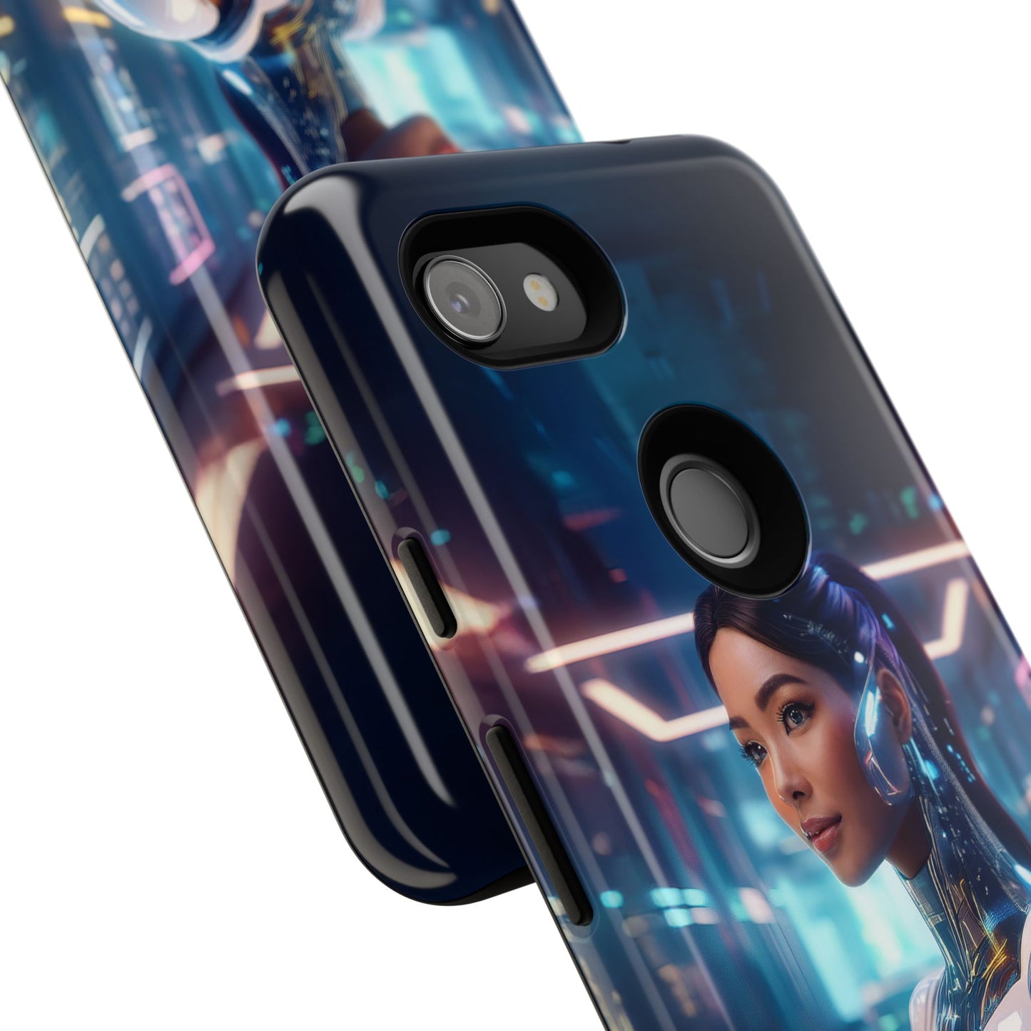 Futuristic Human Android Hybrid Cell Phone Case 005