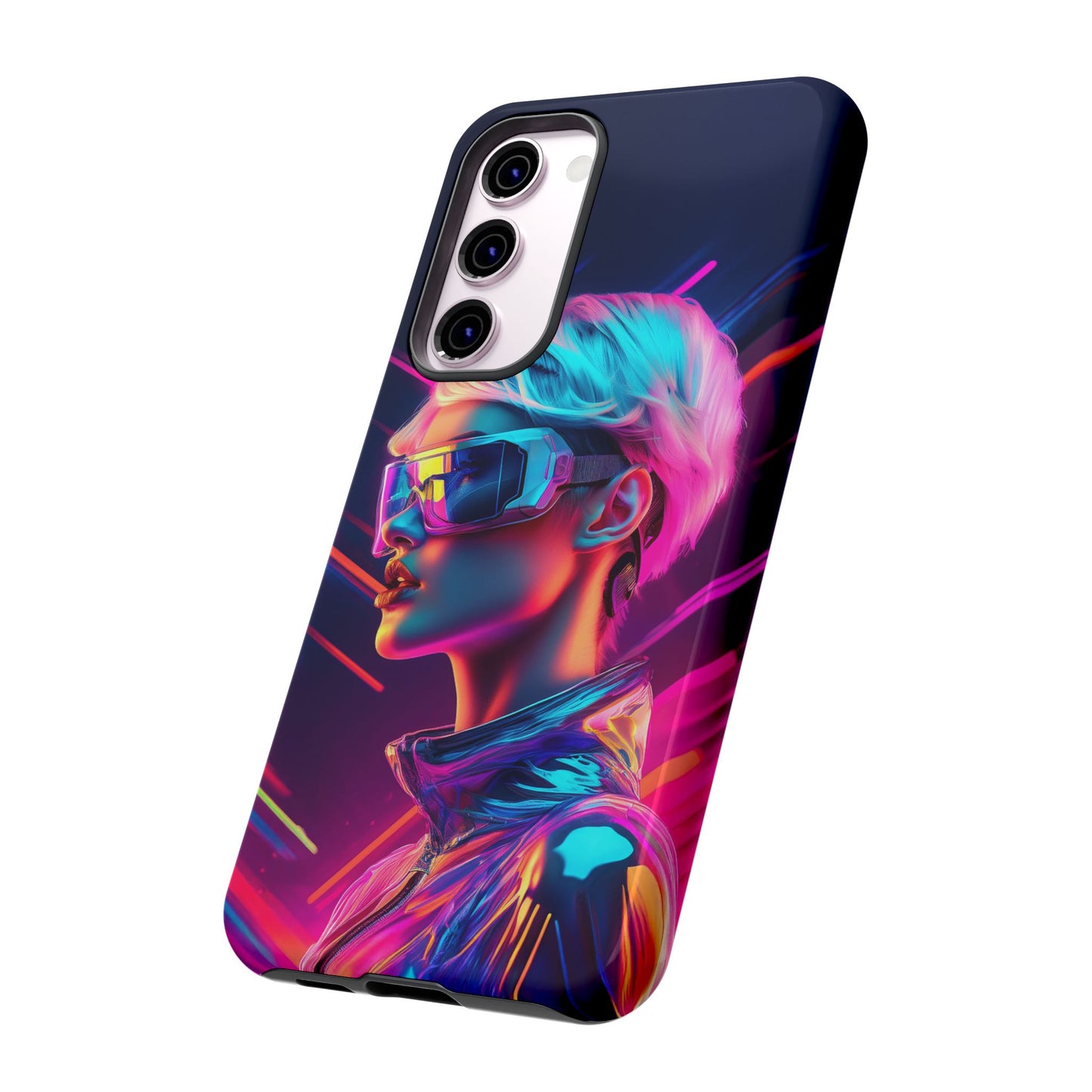 Futuristic Cyberpunk Female Cell Phone Case 031