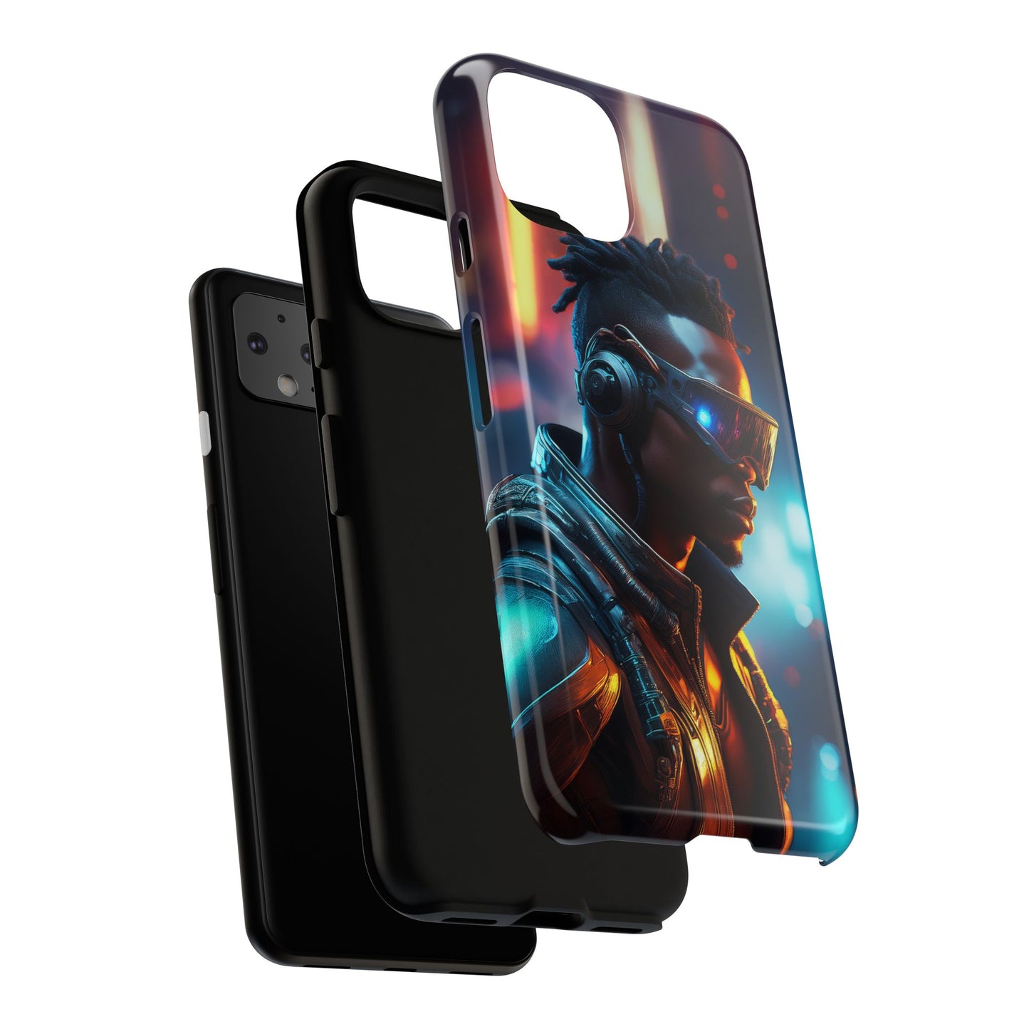 Futuristic Cyberpunk Male Cell Phone Case 016