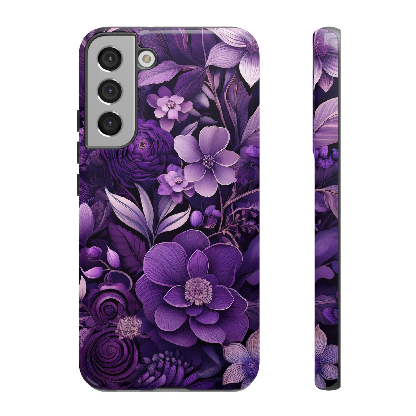 Purple Florals Tough Cases